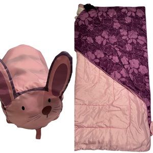 Bunny Reversible Sleeping Bag For Kids